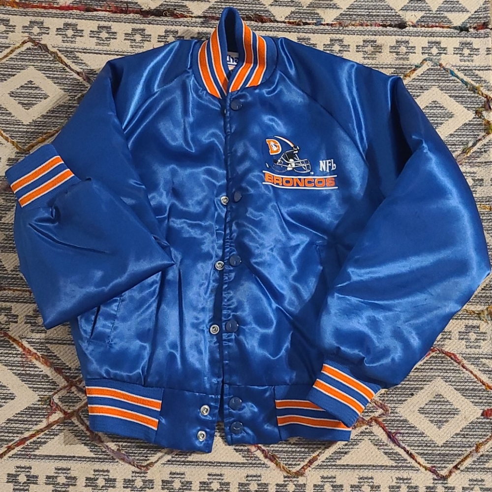 Kids Chalk Line Retro Broncos Jacket